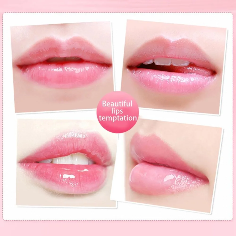 Crystal Lipstick Lips Nutritious Lip Oil Clear Roller Ball Dried Flowers Lip Long Lasting Moisturizing Shiny Lip Gloss