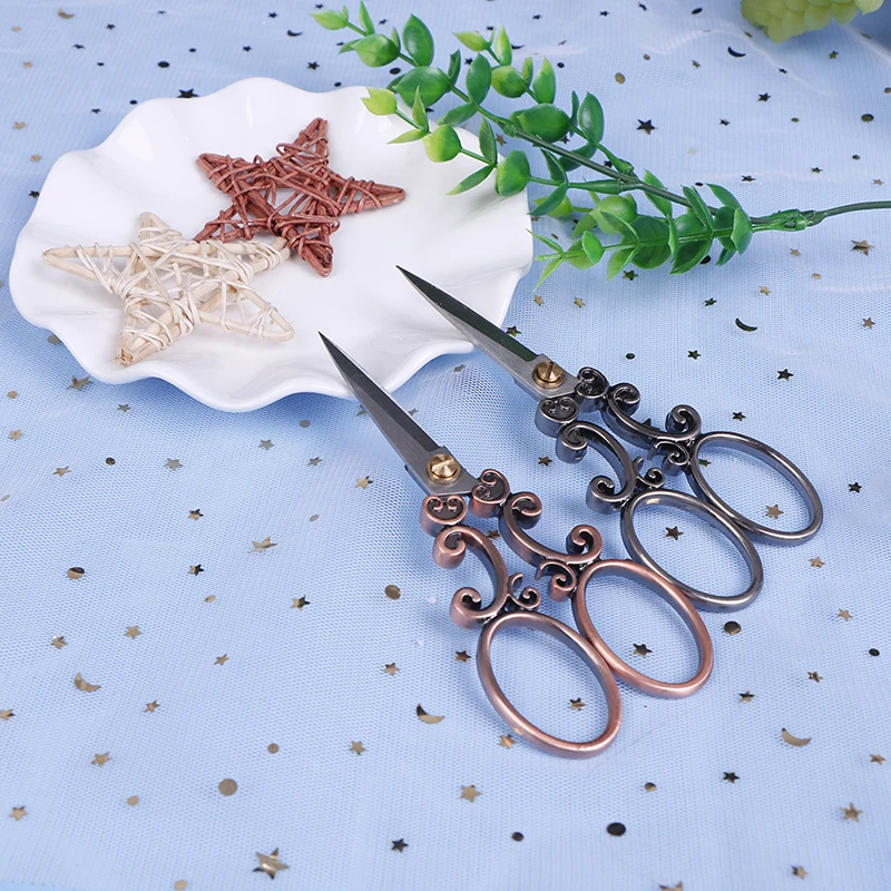 Ретро ножницы антикварные винтажные резьба вышивка швейные принадлежности