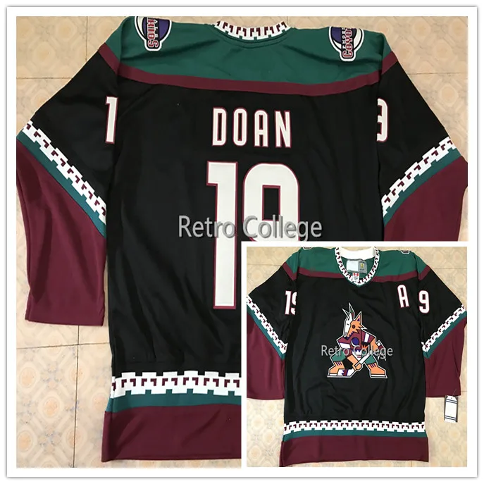 

Phoenix Coyotes 19 Shane Doan MEN'S Hockey Jersey Embroidery Stitched Customize any number and name Jerseys