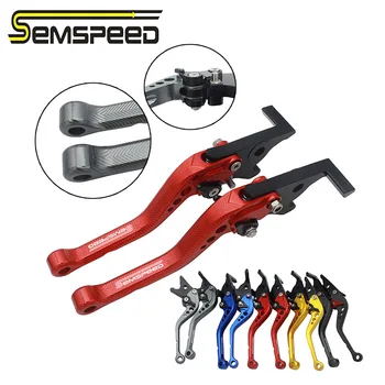 

SEMSPEED Motorcycle New 3D Rhombus Short Brake Clutch Levers Handle Grips Ends For Honda CBR500R/CB500F/X 2013-2018 2019 2020