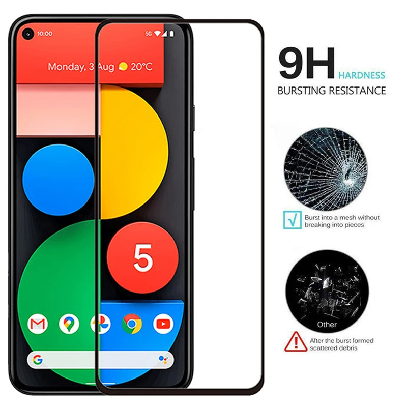 Full Cover Tempered Glass For Google Pixel 5 4 3 2 1 Pixel 4a 3a Screen Protector For Google Pixel 4 XL 3a XL 2 XL XL Glass Film — view 4