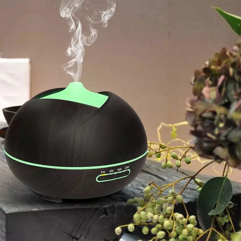 Eu Plug 400Ml Air Humidifier Ultrasonic Aromatherapy Diffuser With 7 Color Led Lights For Home Aroma Essential Oil Diffuser Arom