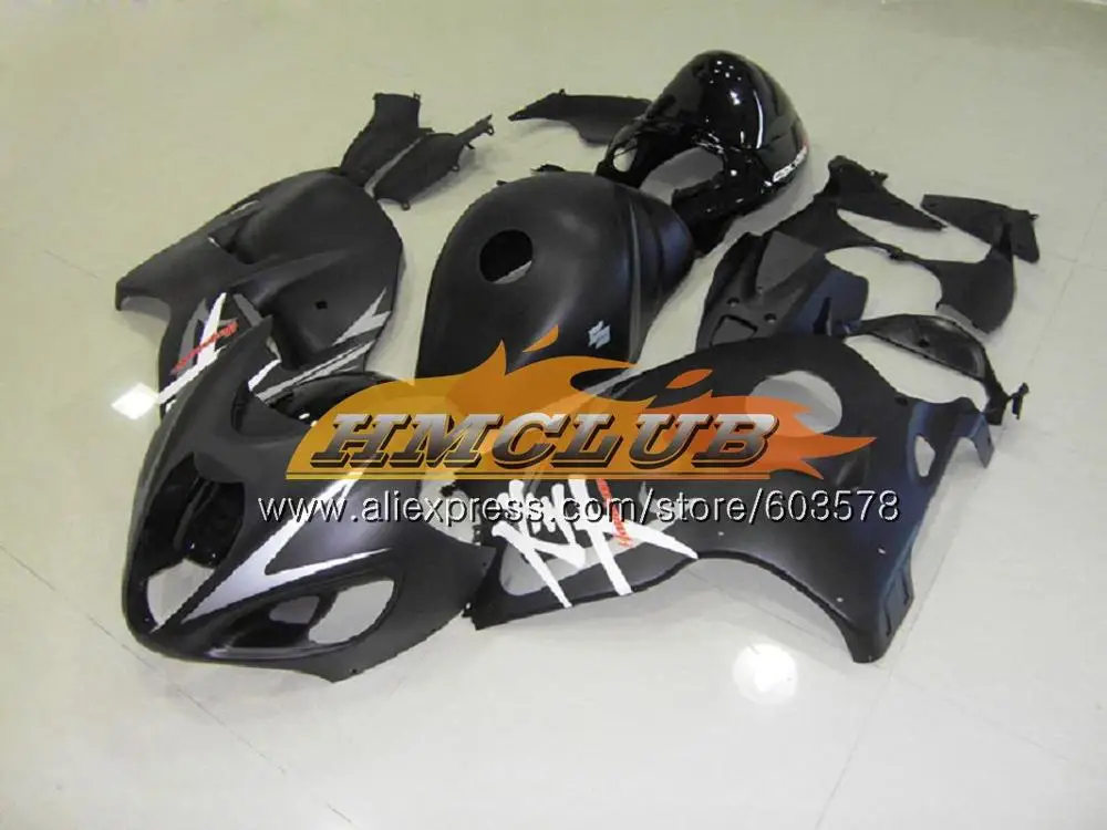 GSX R1300 для SUZUKI Hayabusa GSXR1300 96 02 03 04 05 06 07 Красный Пламя 21CL. 127 GSXR 1300 2002 2003 2004 2005 2006 2007 обтекатель - Цвет: No. 19 Flat black