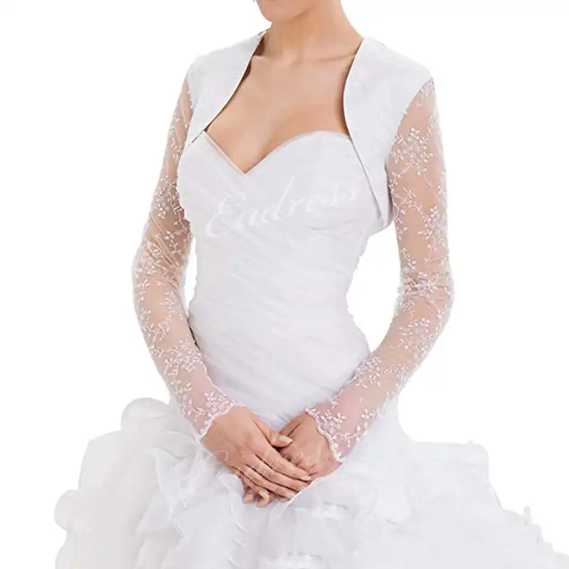 satin wedding jacket