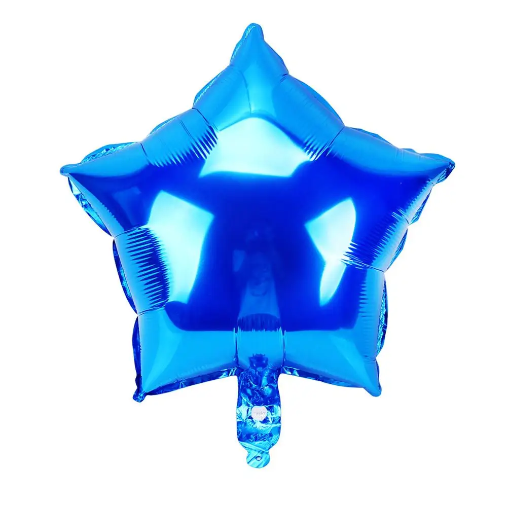 blue star 6 шт воздушные шары из фольги со звездами и сердечками, выпускной, вечерние украшения для детей, для мальчиков и девочек, только что вышедшие в свет, 30th 40th 50th 60th Birthday - Цвет: blue star