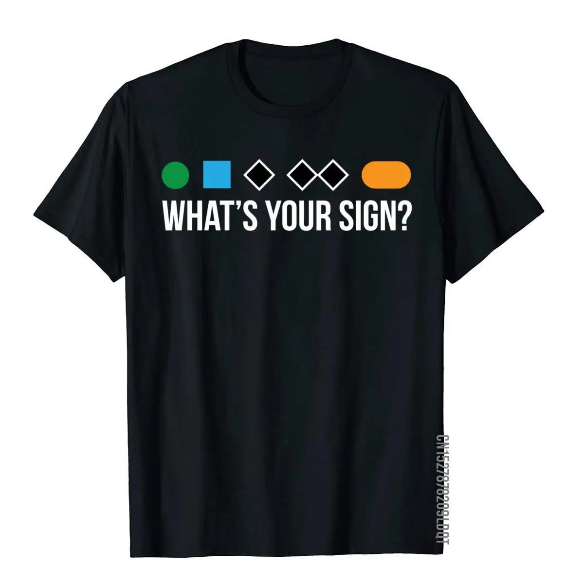 Funny ski snowboard What's Your Sign long sleeve shirt__B13884black