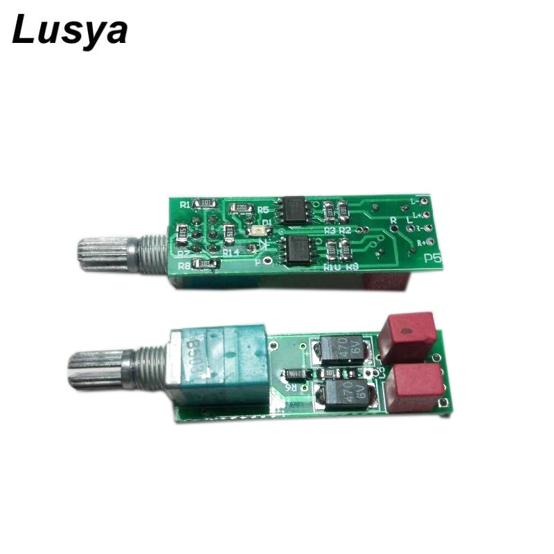 BTL amp TDA1308 headphone amp board with switch potentiometer knob and potentiometer nut finished board T1627