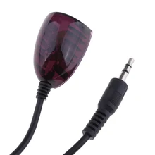 1M IR Emitter Cable Stable transmission Infrared Blaster DVB Receiver Extension Cables Black ultra-low power consumption