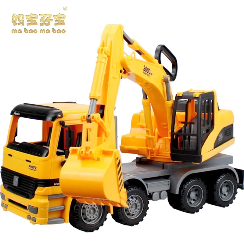 

Xiong yuan Boy Toy Engineering Vehicle Inertia Rotating Digging Model Car 8188-19