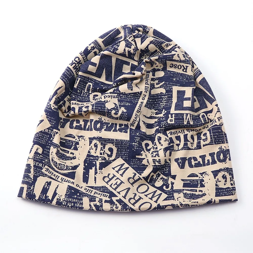 Женская и мужская зимняя Лыжная шапочка шапка бини muts כביprint Print капот с принтом буквы вязаная шапка зимняя Двойная Толстая теплая наушники Skullies# H