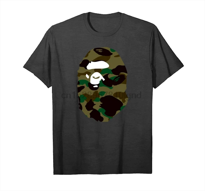 Купить 1St Camo Big Ape Head Tee Мужские Футболки унисекс футболка | Мужская одежда