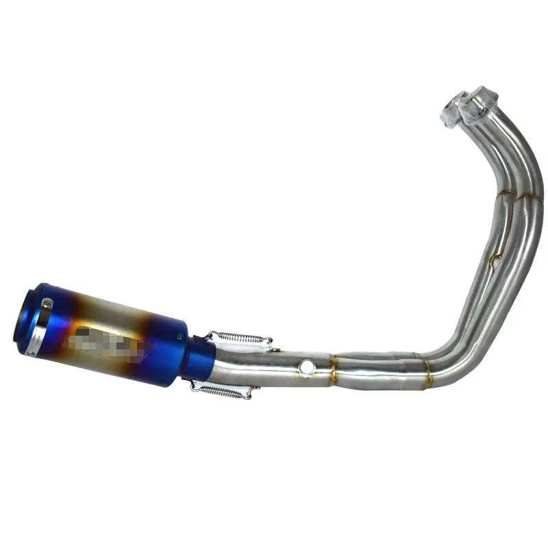 

MT07 FZ07 motorcycle Exhaust Full system FOR Yamaha MT-07 FZ-07 Tracer 2014-2018 with Muffler XSR700 2016-2017