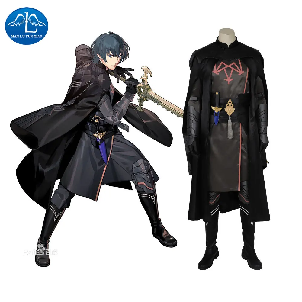 

Manluyunxiao Byleth Cosplay Halloween Costumes For Men Adult Fire Emblem Three Houses Male Protagonist Outfit Male Cape Full Set