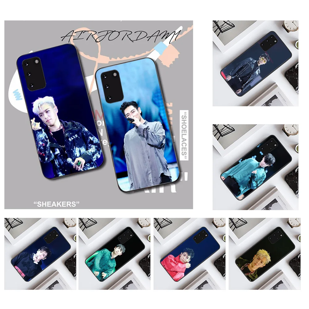 PENGHUWAN BigBang T.O Soft black Phone Case for Samsung S20 plus Ultra S6 S7 edge S8 S9 S10 5G | Мобильные телефоны и