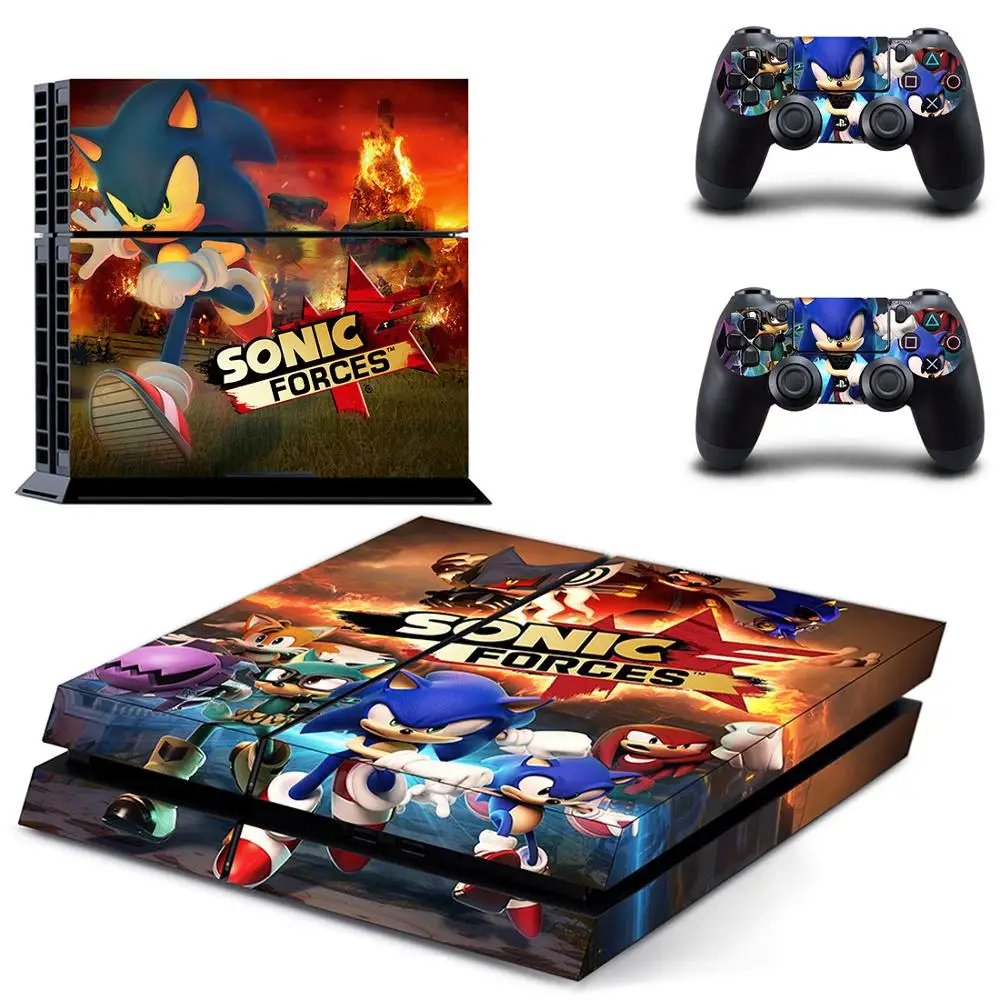 Наклейка s Sonic the Hedgehog наклейка для PS4 PS 4 наклейка игровая станция 4 наклейка Pegatinas для консоли playstation 4 и 2 контроллера