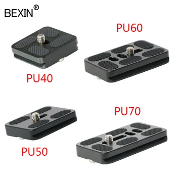 

Mini quick release plate set camera stand tripod mount adapter tripod base plate PU plate for arca swiss camera tripod head
