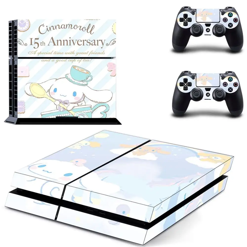 Cinnamoroll лаурель собака PS4 наклейка s Play станция 4 кожа наклейки для playstation 4 PS4 консоль и контроллер Скины Виниловые