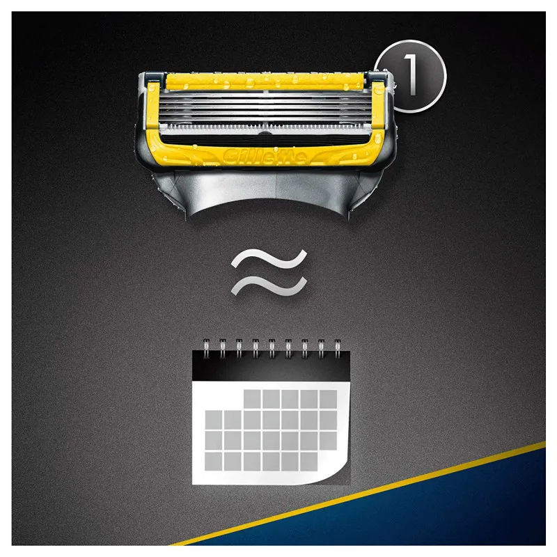 Removable Razor Blades for Men Gillette Fusion ProShield Blade for Shaving 4 Replaceable Cassettes Shaving Fusion 5