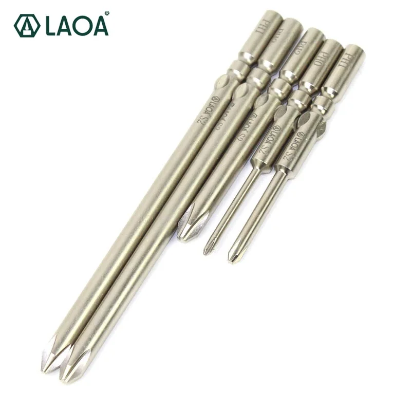 LAOA круглый стержень бит 1 шт. электрическая отвертка 4/5/6 мм Phillips Torx шестигранные