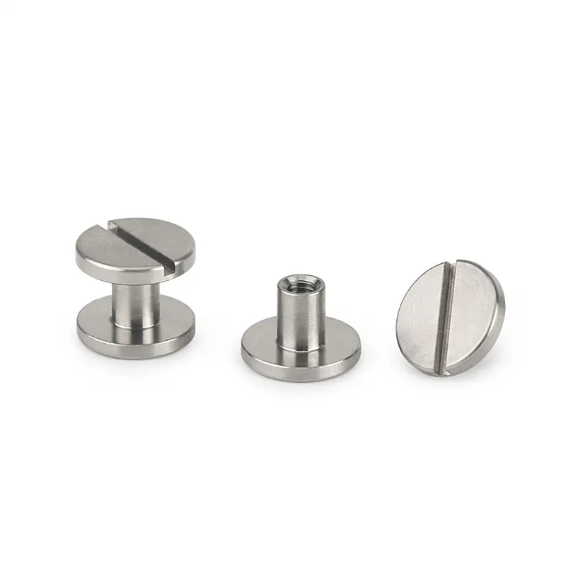 2pcs Titanium Waist Belt Screw Light Weight Waist Belt Lock Screw DIY Outdoor Tool