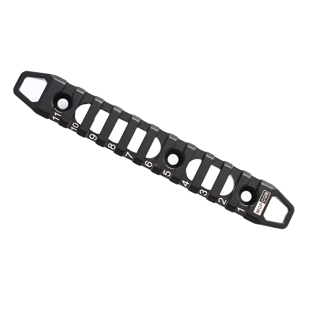 Полый M-LOK/KeyMod рельсовая секция 3 7 11 Слот Picatinny аксессуар рельсовые секции - Цвет: 11-slot
