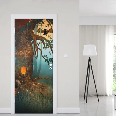 Украшение для дома 3d наклейка deur adesivi per porte лестница художественные обои на дверь водонепроницаемый плакат для декора стен двери