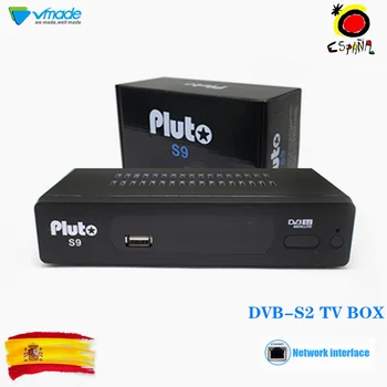 

Vmade DVB S2 Pluto S9 H.264 Free Satellite TV Decoder Support Youtube Bisskey Built-in RJ45 Network IKS Satellite Receiver