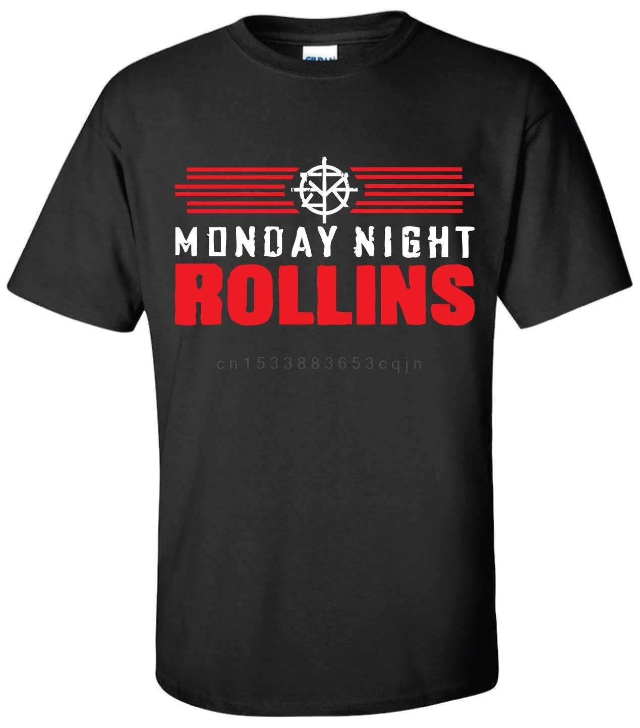 MONDAY NIGHT ROLLINS футболка Борцовский сет Футболка Летний стиль Модные мужские
