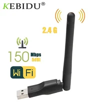 Adaptador sem fio do lan de usb 2.0 150m 802.11 b/g/n da placa de rede de mt7601 wifi com antena rotativa para o dongle do computador portátil mini wi-fi