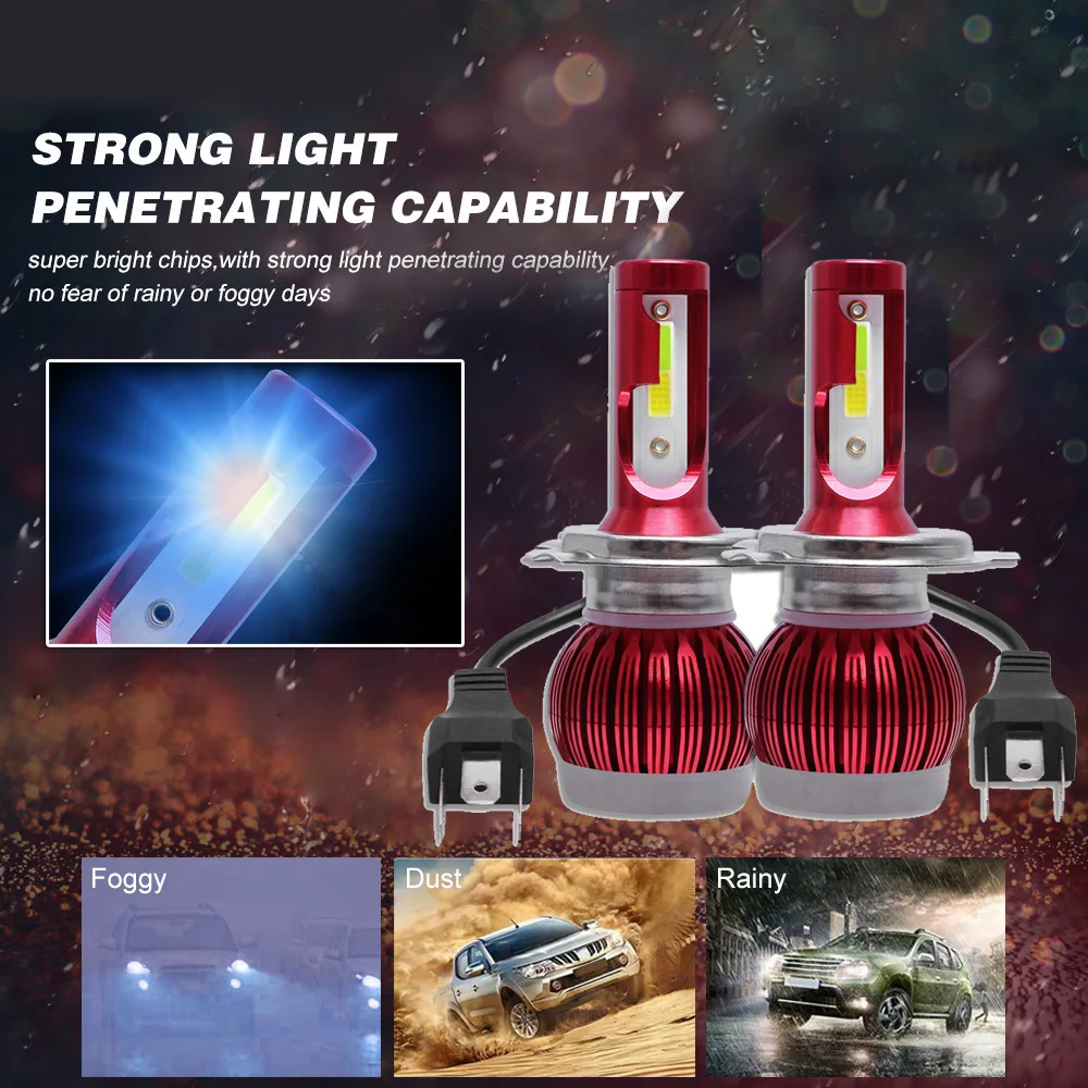 Светодиодные фары головного света авто Замена 36W Алюминий COB 9 V-36 V аксессуары