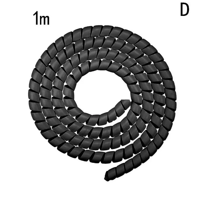 Устройство для сматывания кабеля протектор линии органайзер для Xiaomi M365 защита труб спиральная обмотка скутор E-bike обмотка кабеля защита провода - Цвет: D