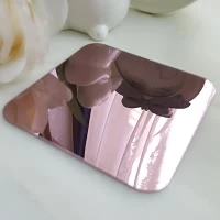 Креативные DIY 3d анютины глазки большой цветок настенные наклейки акриловое декоративное зеркало наклейка для гостиной спальни Декор Настенная роспись R066 - Цвет: Sepia