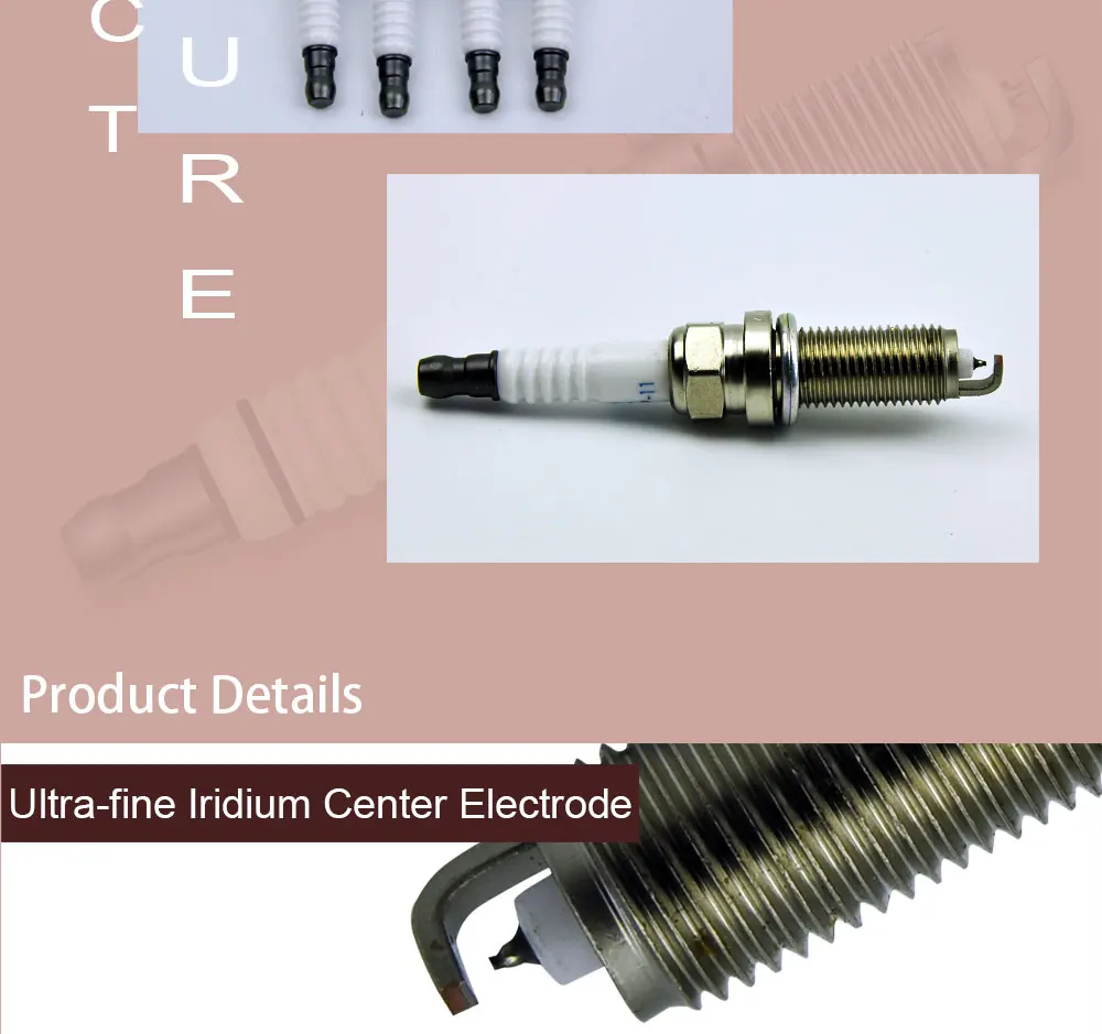 Свечки зажигания Iridium 22401 ED815 4 шт./лот для NISSAN March QASHQAI TIIDA LZKAR6AP 11 TEANA 22401ED815 LZKAR6AP11|plug