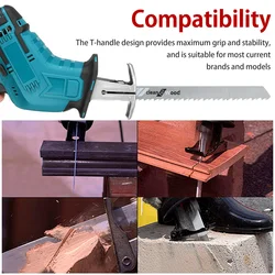 35 pçs jigsaw lâminas de corte em linha reta t forma gabarito viu lâminas de metal madeira sortidas lâminas de serra ferramenta para trabalhar madeira lâmina de serra de corte