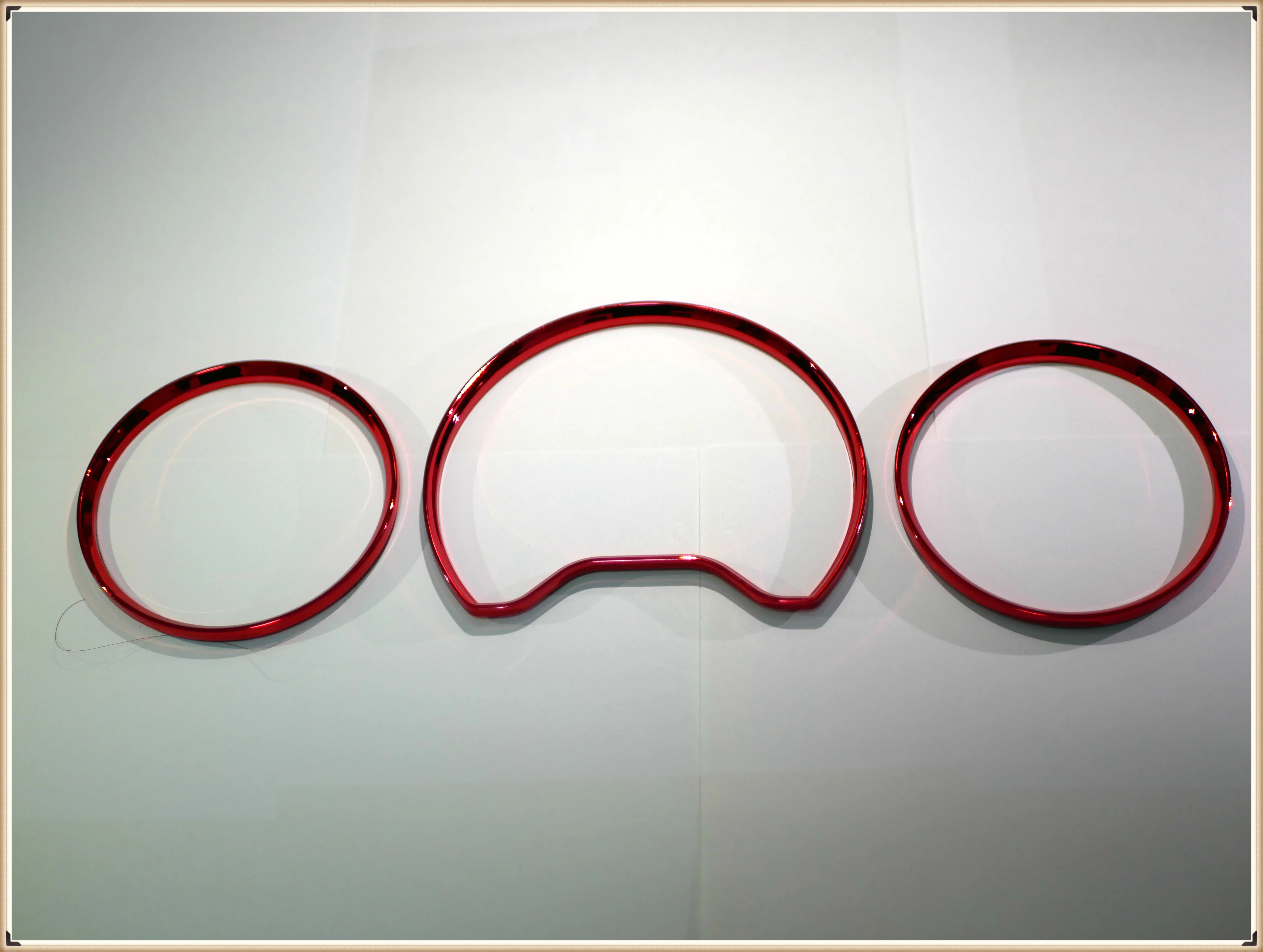 Хромированные Спидометр Калибровочные кольца ободок отделка хромированные тахообразные кольца для Mercedes Benz W210 1995-1999/W202 1997-2001