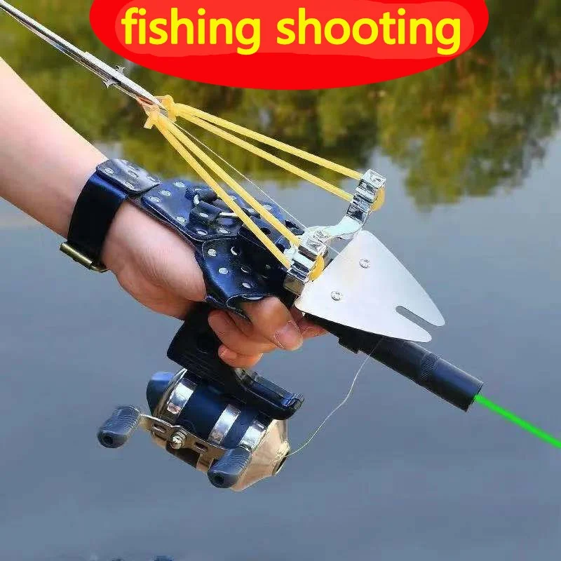 New Fish Shooting Slingshot Fishing Slingshot Bow And Arrow Shooting  Powerful Fishing Catch High Speed Hunting Catapult - Bow & Arrow -  AliExpress