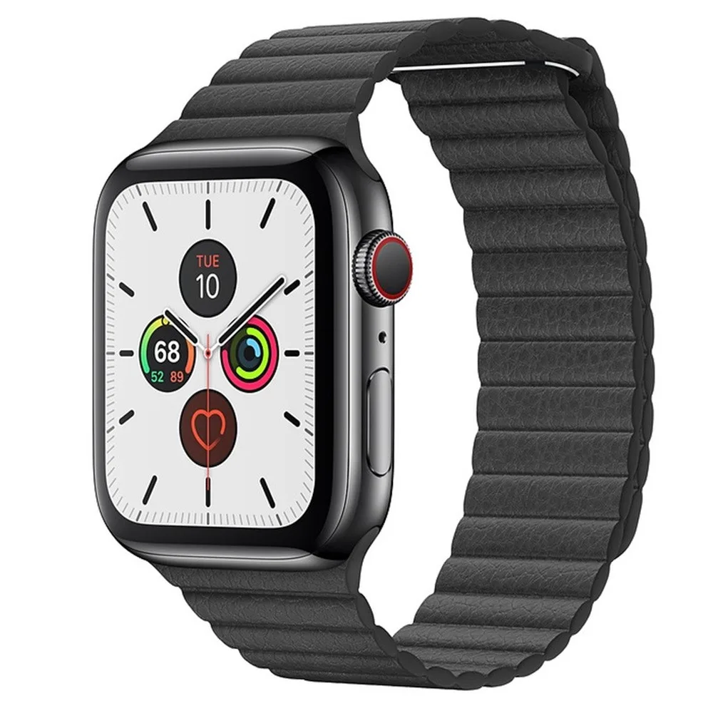 

Leather Loop Band 44mm 40mm 42mm 38mm for Apple Watch High Quality Bracelet for Apple Watch Series 5 4 3 2 1