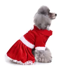 Рождественская серия, одежда для собак, Рождественский костюм, милая мультяшная одежда для маленьких собак, тканевый костюм, платье с бабочкой