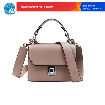 

Fipilock Fingerprint Women Messenger Bag Female Anti-Theft Handbag Purses PU Leather Smart Keyless Crossbody Bag