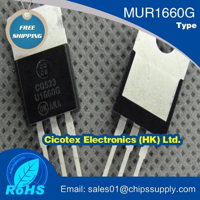 

MUR1660G U1660G трубка 16A600V TO220-3