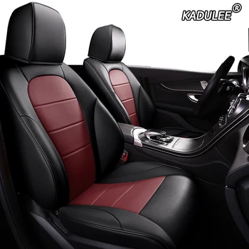 

KADULEE Custom leather car seat cover set For volvo v50 v40 c30 xc90 xc60 s80 s60 s40 v70 accessories covers for vehicle seats