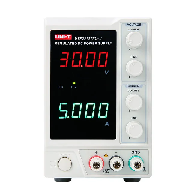 UNI-T постоянного тока Регулируемый Питание UTP3313TFL-II/UTP3315TFL-II регулируемый 4-цифровой, цифровой светодиодный Дисплей переключение Питание