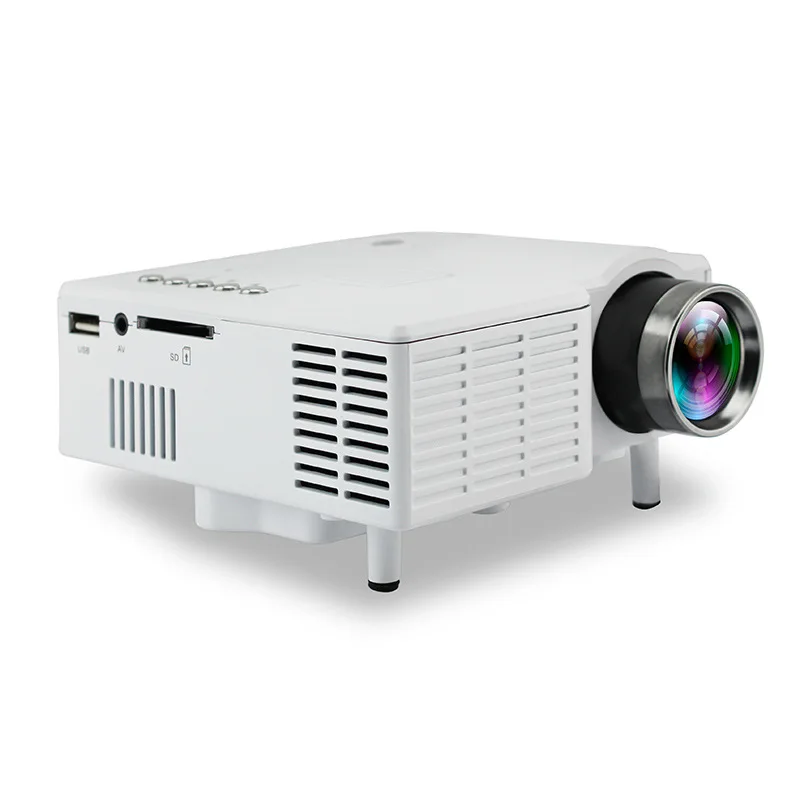 

New Style Household White GM40 High-definition Mini Projector for Home Use Mobile Phone Micro Portable Projector Foreign Trade