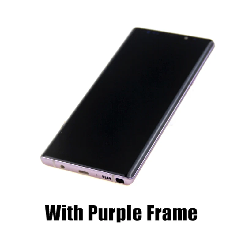 Тестовый ЖК-дисплей для samsung Note 9 lcd N960F lcd для samsung Note 9 N960F ЖК-экран сенсорный дигитайзер сборка - Цвет: Note 9 Purple frame