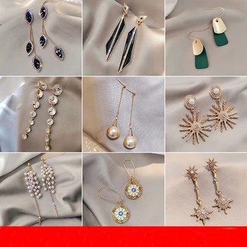 

30 Pairs/lot simple cute women jewelry earrings wholesale 201031-23