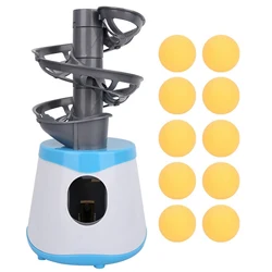 Mini Table Tennis Robot Table Tennis Trainer Ping Pong Ball Automatic Launcher Machine Pitching Serve Machine With 10pcs Ball