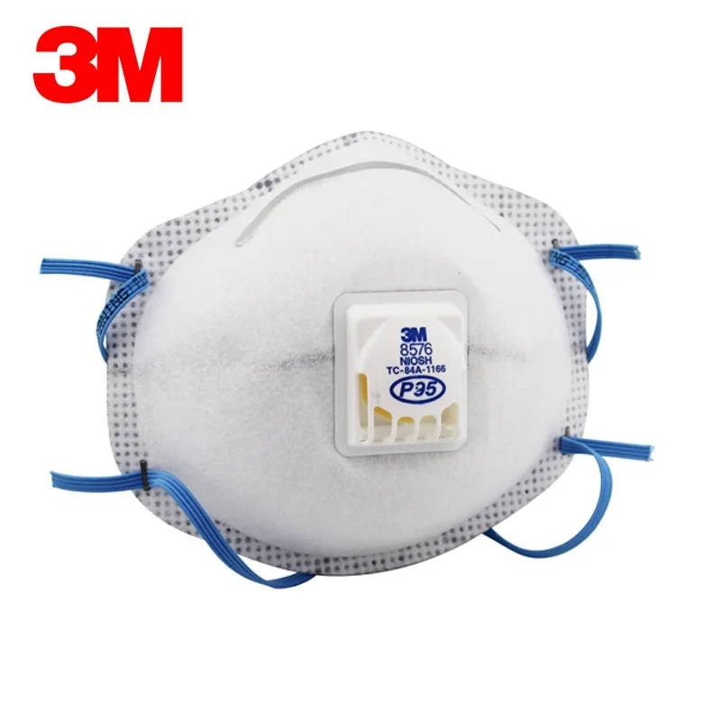 

3M 8576 gas Mask P95 Original Particulate Respirator P95 Acid Gas Relief Cool Flow Valve sulfur dioxide hydrogen fluoride