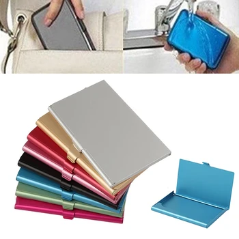 

Portable Case Portable Business Card Case High-End Card Case Credit Box Holder ID Metal Business Card Case Office Supplies
