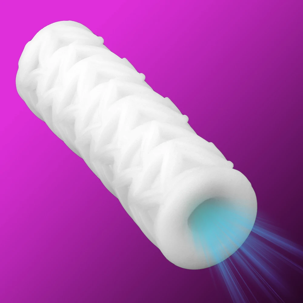 Realistic Male Masturbator Cup Deep Throat Oral Sex Simulator_voghion.com