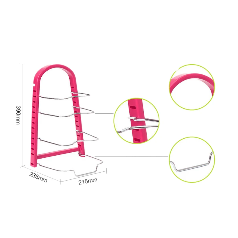 ABUI-Kitchen Multi-Function Rack Pot Rack Free Punching Cutting Board Rack Plate Rack Cover